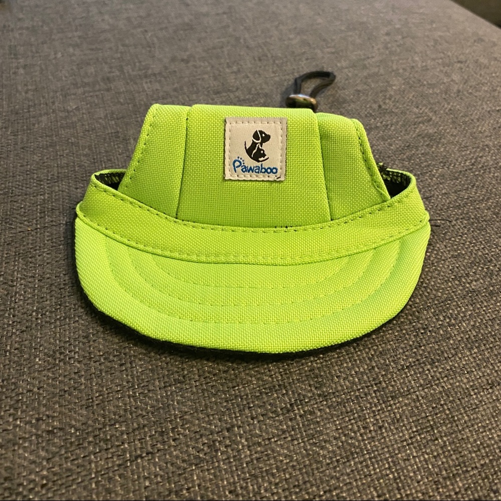 NWOT Neon Green Dog Baseball Hat